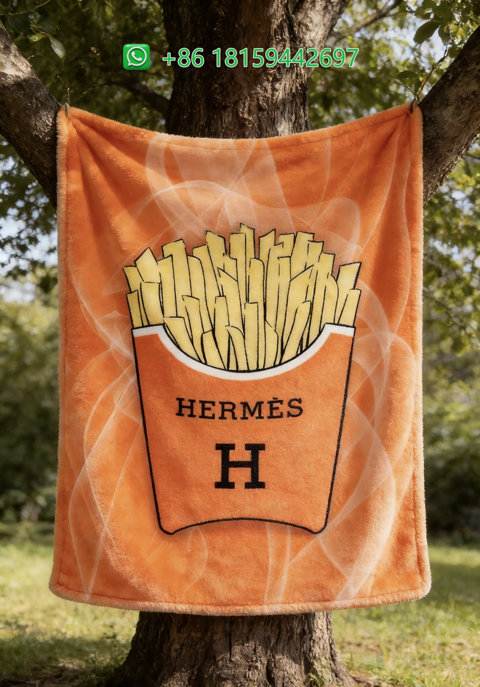 Hermes Throw Blankets